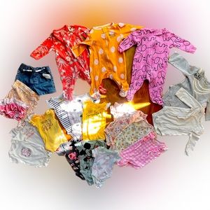 20 pc baby clothes bundle!!! 0-3 girl like new